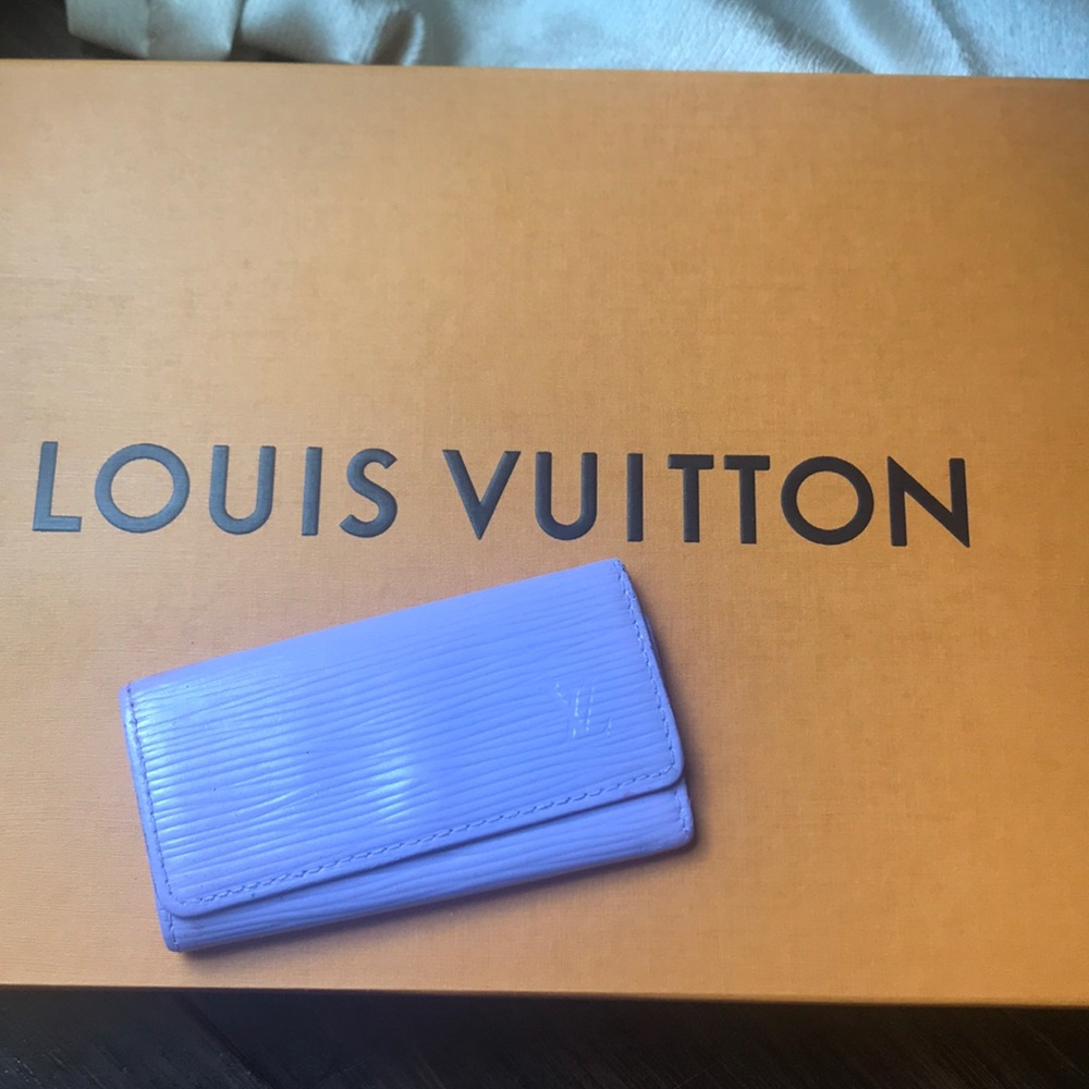 Lavender Louis Vuitton Epi Key Holder